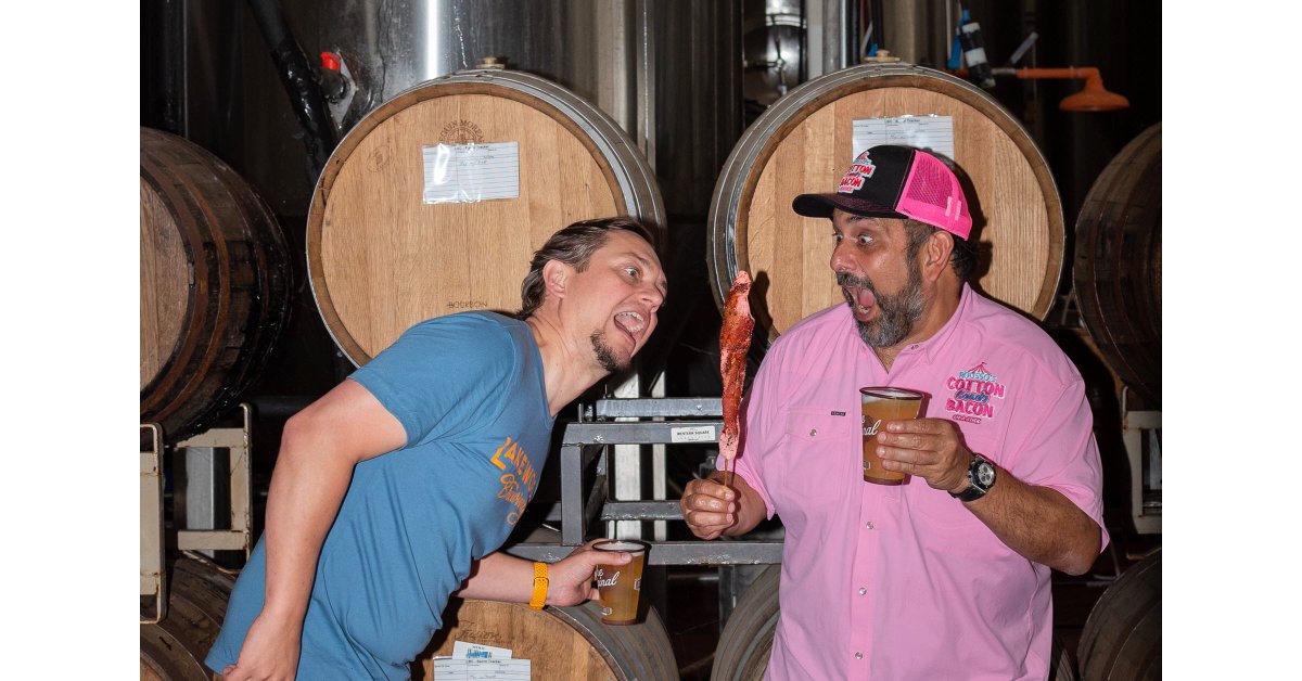 Press release summary and availability info for Cotton Candy Bacon Blonde Ale, a beer from <a href="/LakewoodBrewing/">Lakewood Brewing Co.</a> designed to pair with an award-winning bacon bite...

Lakewood to pour and pair Cotton Candy Bacon Blonde Ale at 2024 <a href="/StateFairOfTX/">State Fair of Texas</a>.
beerinbigd.com/2024/09/lakewo…