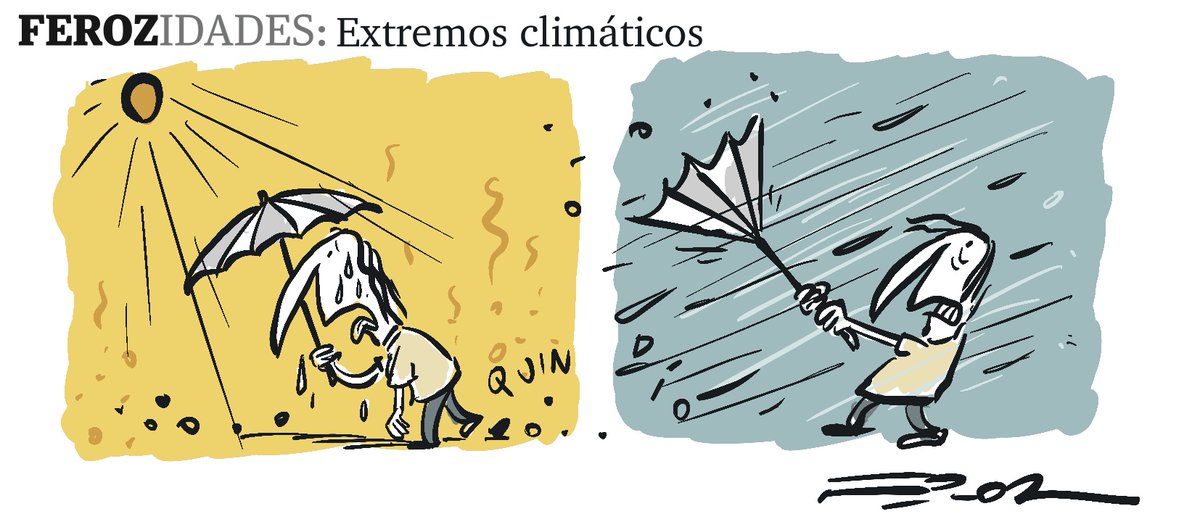 #Ferozidades 'Extremos climáticos' Una caricatura de
<a href="/ferozfer/">Feroz</a> para este  #Martes