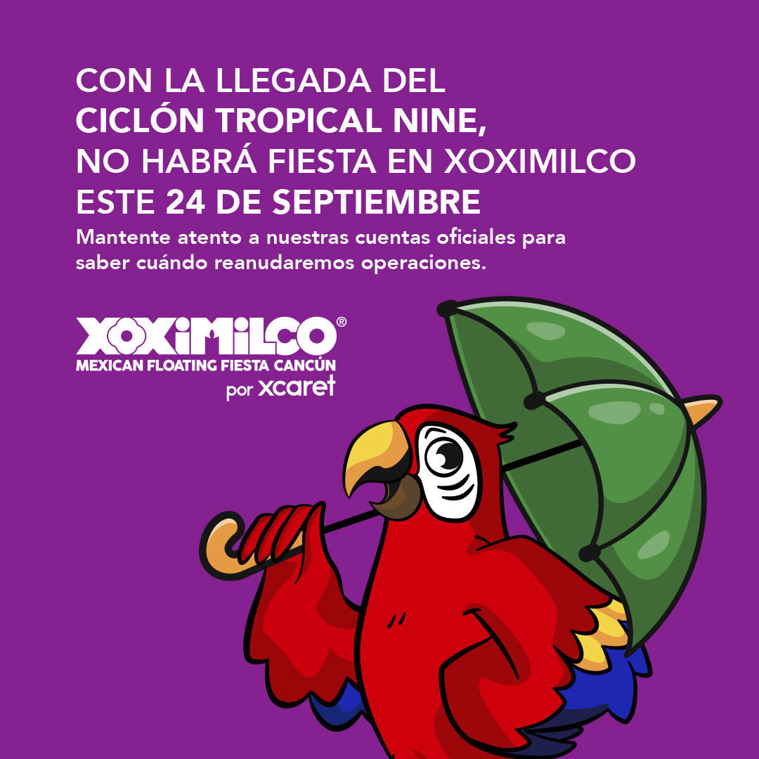 🤠 ¡Compadres y Comadres, tenemos un anuncio especial para la fiesta mexicana para este martes 24 de septiembre!
☔ Compadres and Comadres, we have a special announcement for the Mexican Floating Fiesta for this Tuesday, September 24!