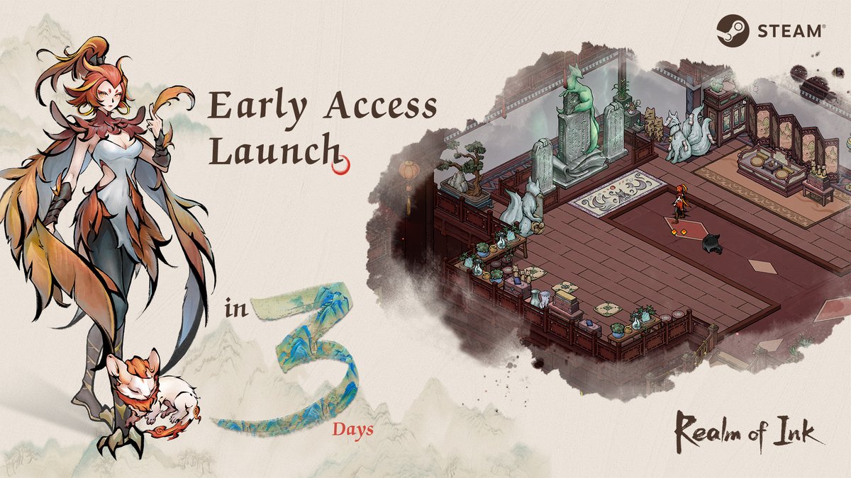 realmofink's tweet photo. Only 3 days to the big day!

It's been hell of a ride and we couldn't have done it without all the support from you!❤️

We are now patiently waiting for our first guest in the Fox Inn and guide them into the Ink Realm...🦊

#realmofink #roguelike #indiegame
