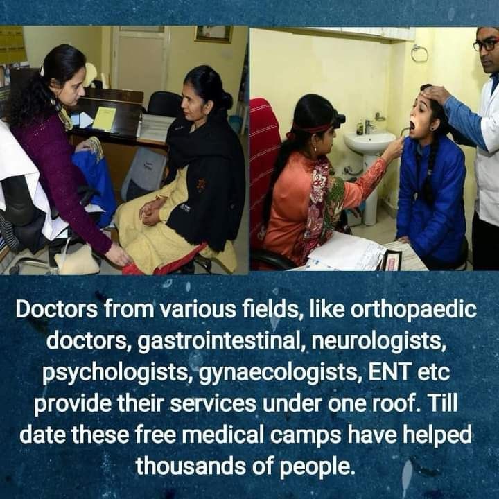 gursangeet0707's tweet photo. Nowadays, most individuals cannot afford the high cost of medical facilities; as a result, they begin to ignore their health, which might have negative effects on the health.I applaud Dera Sacha Sauda for helping those in need each month by offering #FreeMedicalHelp https://t.co/5Dl6P1Bq9h
