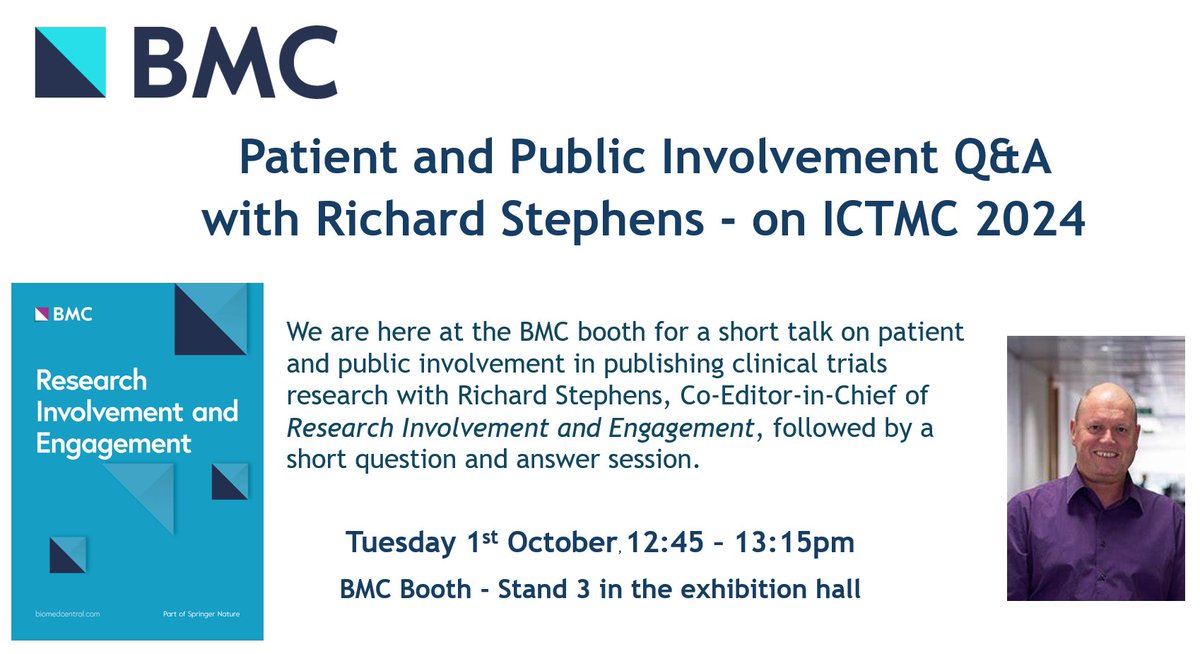 Patient and Public Involvement Q&amp;A with Richard Stephens - on ICTMC 2024