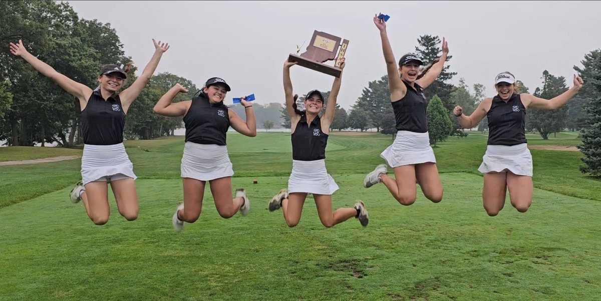 ZebraGolf's tweet photo. 2024 Sectional Champions!  Congratulations to Ava Thomas and Olivia Bailey who both shot even par! https://t.co/idALDciAdI