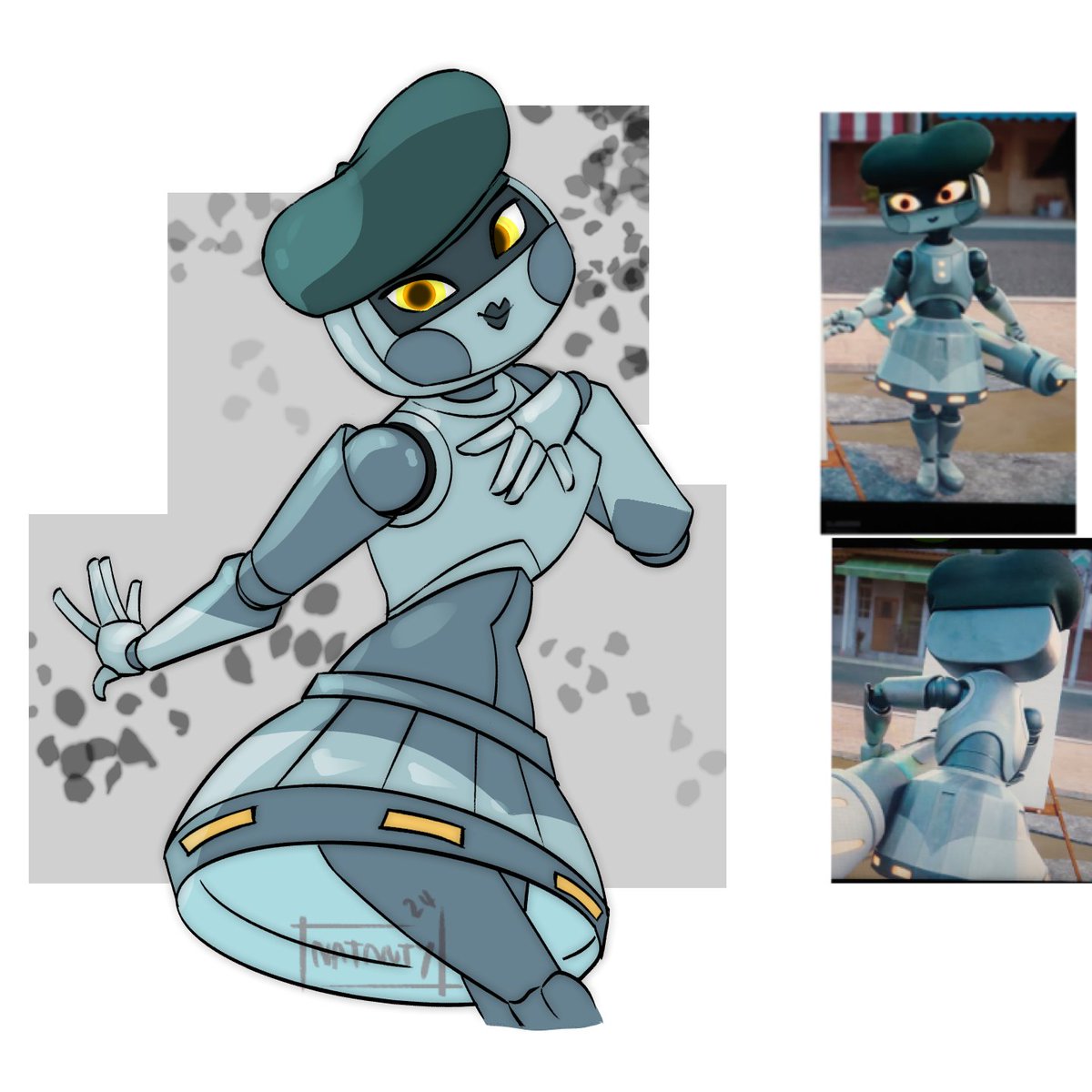 ihcd1997's tweet photo. i forgot to add her top's button.... well nvm it looks good for me.. hehee
#inkassa 
#MechamatoTeamUp 
#boboiboy #monsta #fanart https://t.co/ua2Dj8QRE3