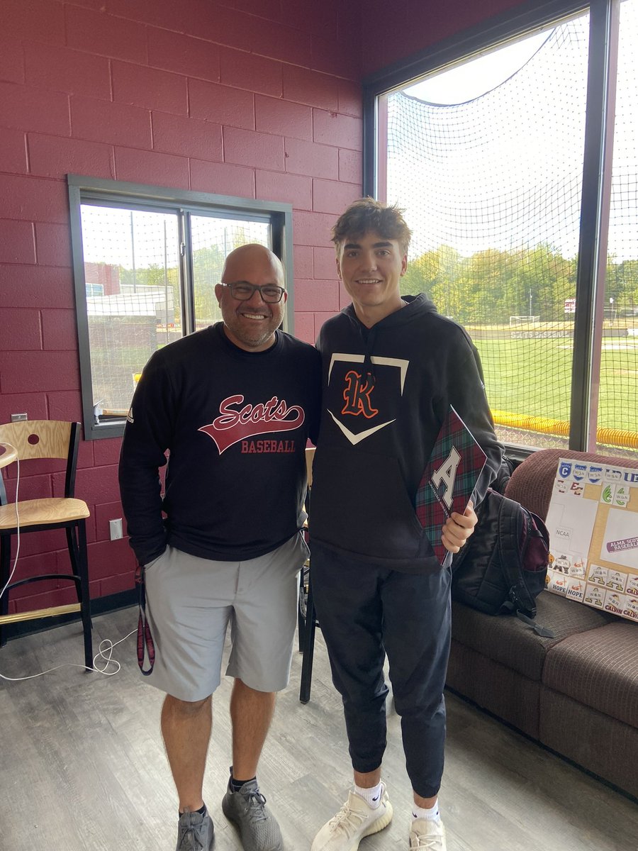 Tobin Pokorzynski (@tobinpokor3) on Twitter photo After a great conversation with <a href="/coachjcrain/">Jason Crain</a> I’m blessed to receive my first offer to play baseball at Alma college!
<a href="/AlmaScotsBSB/">Alma College Baseball</a> <a href="/Martin_BrianM/">Brian Martin</a>
#GoScots #AGTG After a great conversation with <a href="/coachjcrain/">Jason Crain</a> I’m blessed to receive my first offer to play baseball at Alma college!
<a href="/AlmaScotsBSB/">Alma College Baseball</a> <a href="/Martin_BrianM/">Brian Martin</a>
#GoScots #AGTG
