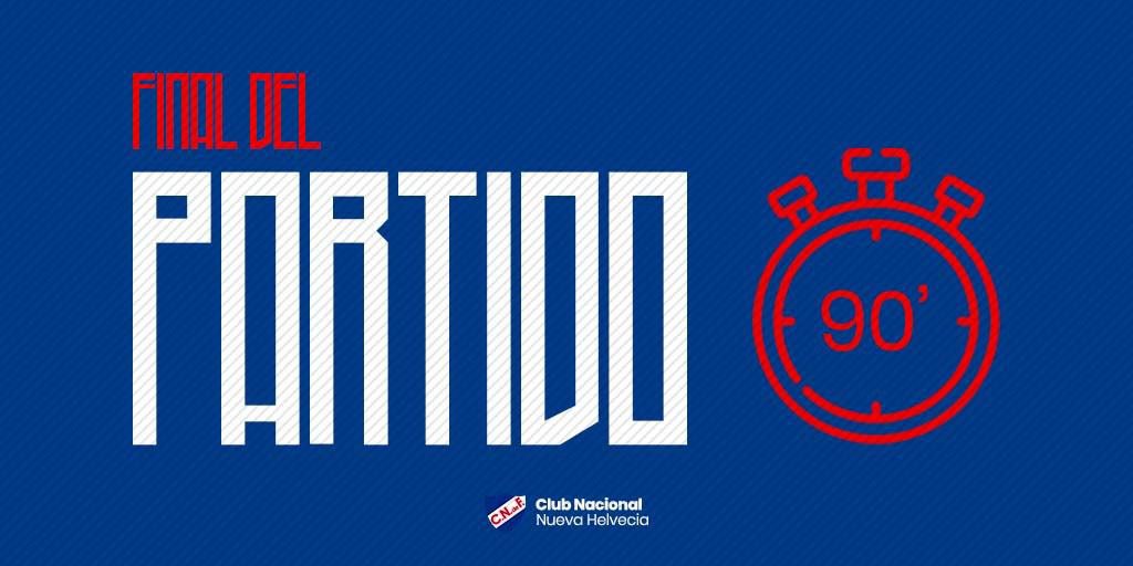 #Sub17 | Final del partido por la fecha 7 del Departamental 

Independiente de Juan Lacaze 0 <a href="/NacionalNH1910/">Club Nacional de Nueva Helvecia</a> 1

⚽️<a href="/thomasssperez/">Thomas</a> cuando estaba terminando el partido.

Vamo el bolso 🔵⚪️🔴