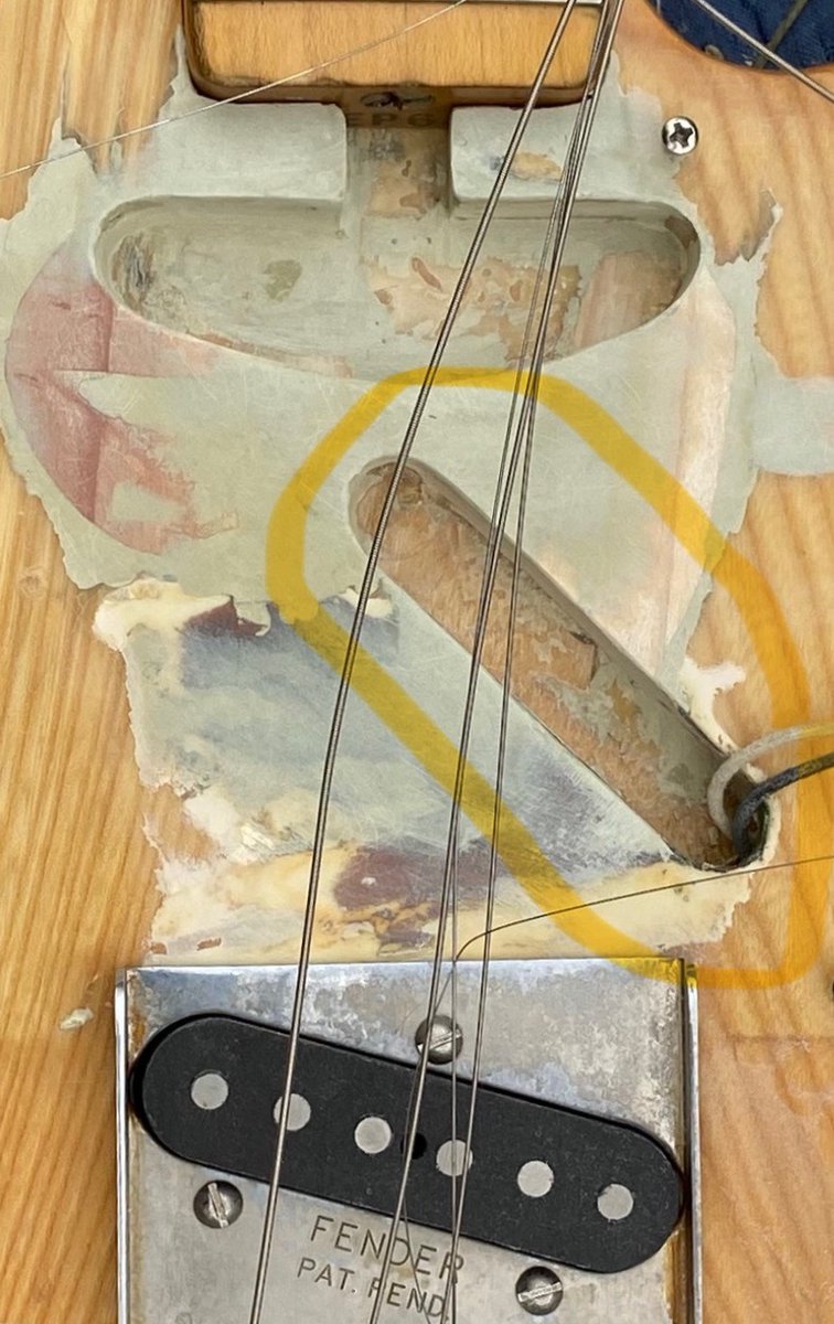 JC_MILLER_Music's tweet photo. Current #Guitar #Project #Rescue 
#Fender #Telecaster #TeleTuesday
got this mangled body it looks really bad right? 
but that is all gonna be under the pick guard
Its gonna be a transformation  
Follow along here for progress 👇🏽 https://t.co/QL2LonPBzR