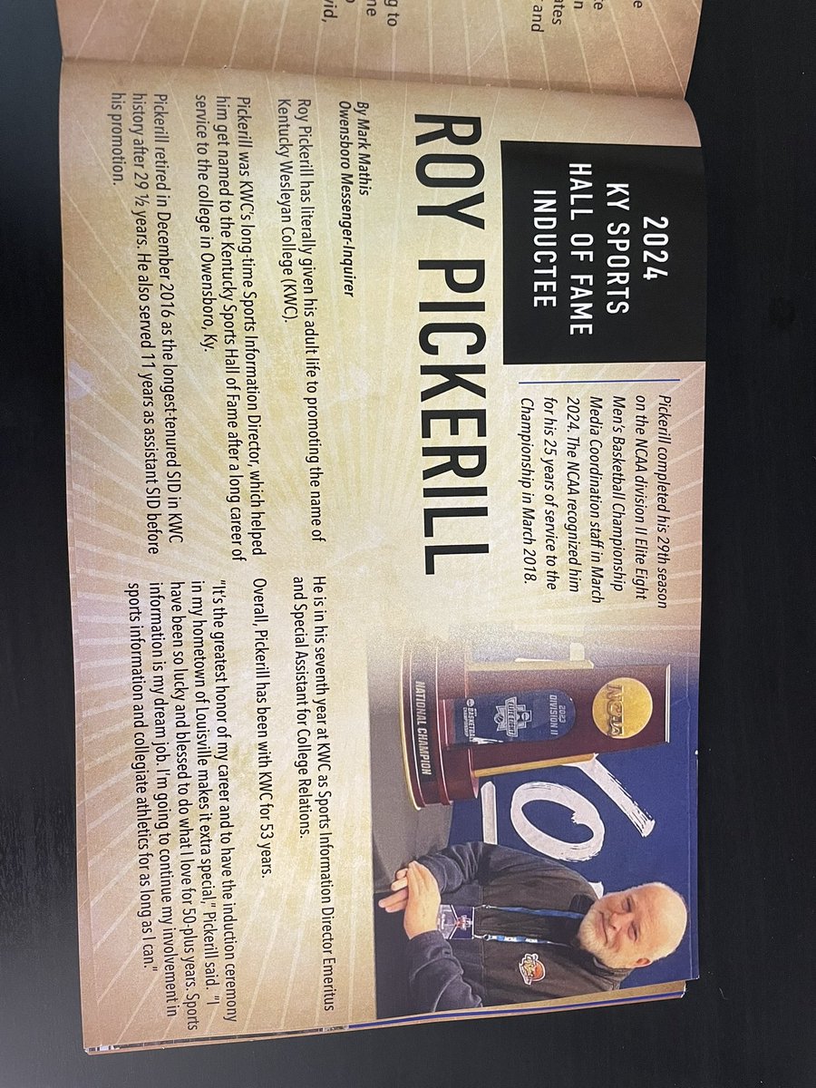Liz Wac (@lizwac07) on Twitter photo There are a small list of things in life I’d miss a Bills MNF game for… fortunately for <a href="/kwcsid/">Roy Pickerill</a> his Kentucky Sports Hall of Fame induction is number one on that list. I knew I had big shoes to fill but you set the bar high with FIVE HOFs. Congrats Roy! 🥳 There are a small list of things in life I’d miss a Bills MNF game for… fortunately for <a href="/kwcsid/">Roy Pickerill</a> his Kentucky Sports Hall of Fame induction is number one on that list. I knew I had big shoes to fill but you set the bar high with FIVE HOFs. Congrats Roy! 🥳