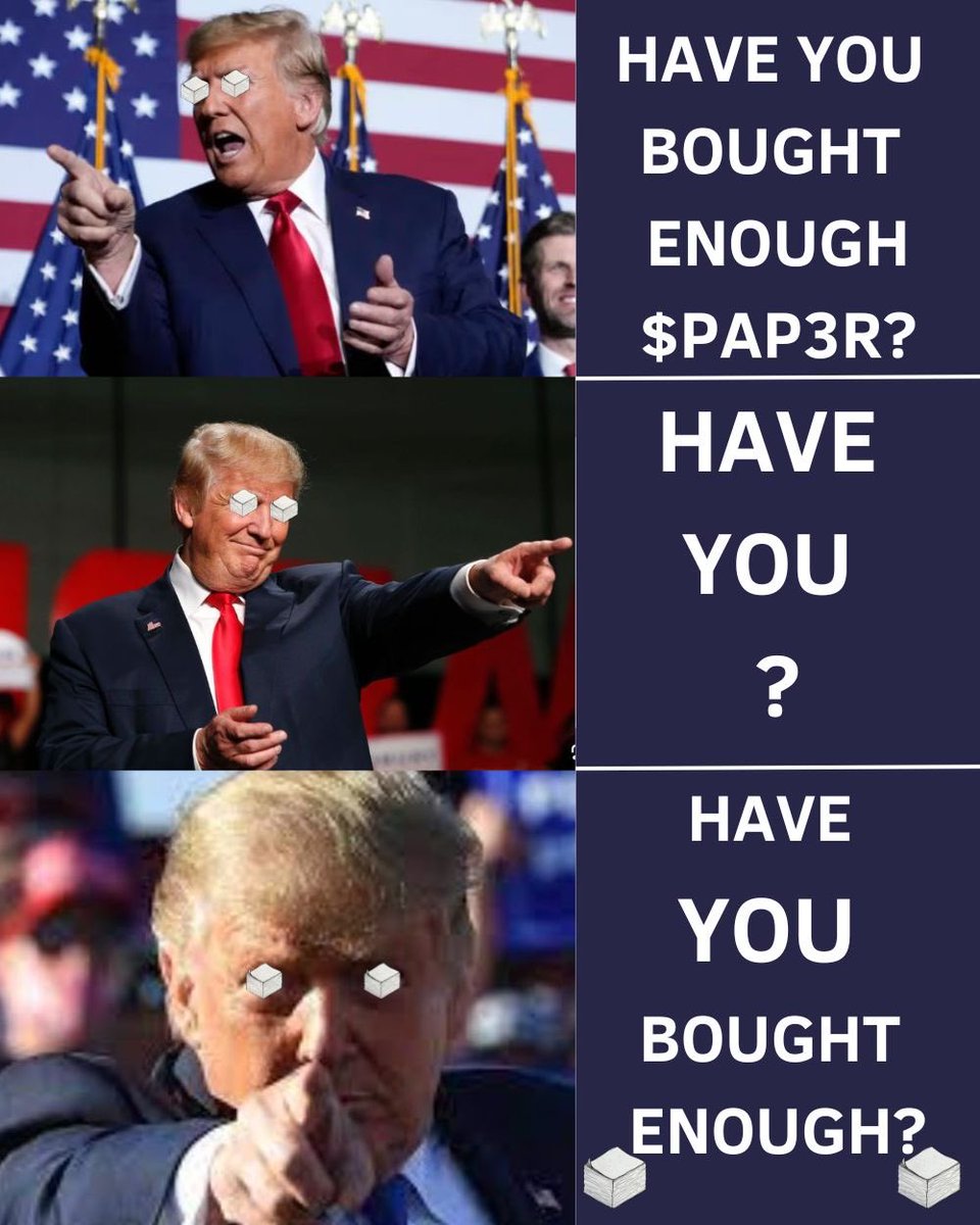 We’re just a piece of 📄…and can’t even spell our name right! #PAP3R 

ca: 8o47HJsvFAaUpAFTcJfDnbinjaRWRsWpphCXNpphVias

TG: t.me/+wQ-oVQXuo_RhN…

Trade: raydium.io/swap/?inputCur…

…or is it the web3 version of paper?😉 #memecoin #PAP3R #PAP3RScholarship 

Come and join us in