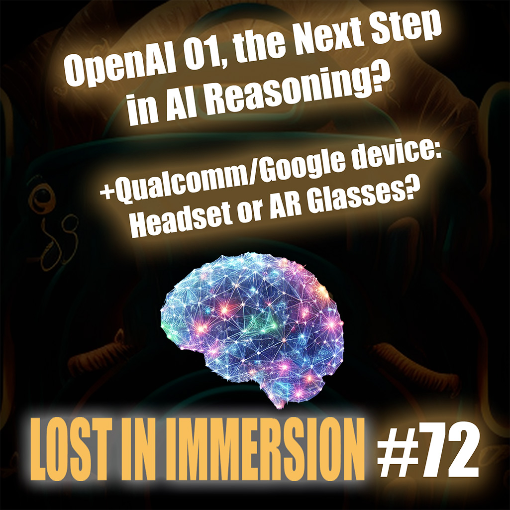 Lost In Immersion Ep. #72 👇
👁️ Apple Vision Pro Guest Mode
🧠 OpenAI O1
💰 8thWall License Price
🎮 Unity Runtime Fees &amp; License Price
🎥 Gaussian Splatting Videos
👓 Qualcomm MR Glasses
👉 bit.ly/4gvsRaR #OpenAIO1 #GaussianSplatting #Qualcomm