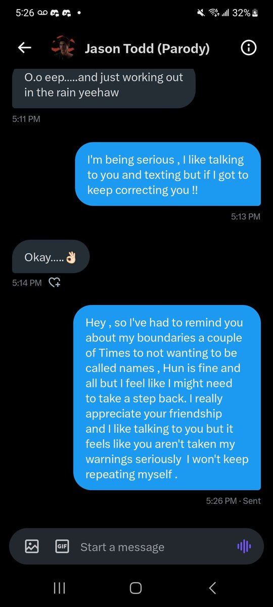 Listen, I want to start by saying that everything I’m about to share happened earlier this year. During that time, I was made to  feel uncomfortable by @/Thequipslinger (formerly a Jason Todd account). We had grown close OOC

( the second sc shows his icon)