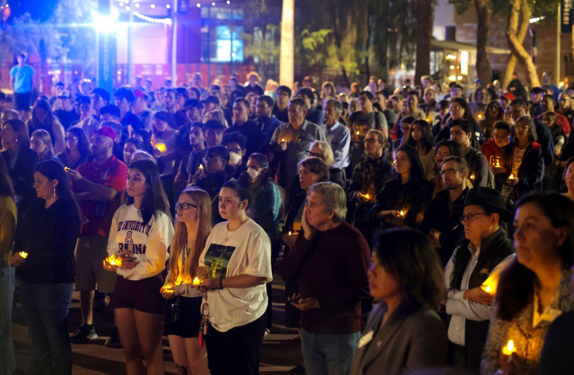 itscarterhughes's tweet photo. BREAKING: The University of Arizona's Tucson campus ranks as the #1 college in the country for gun violence toward students and faculty.

This follows the tragic death of 19-year-old Minhaj Jamshidi, who was shot and killed last night after a dispute with an opposing volleyball player on campus.

In the past three years alone, UArizona has seen 12 students or faculty shot on or near the Tucson campus, five of whom were killed. Neither Northern Arizona University (NAU) nor Arizona State University (ASU) has recorded any incidents of students or faculty being injured or killed by gunfire.

The Pima County university has come under intense scrutiny in recent years due to accusations of inconsistent crisis response, failure to address known threats, and decentralized communication during crises.

A $2.5 million lawsuit was recently settled between the university and the family of Thomas Meixner, a professor fatally shot on campus by a former student. The family accused the university of failing to act despite receiving several reports over the course of a year that the student had been threatening to murder the professor.

In April 2024, 20-year-old Erin Jones was killed, and three others survived gunshot wounds at an off-campus party. Another student survived being shot at in her vehicle on campus that same month.

In September 2022, two students (18, 19) were shot and survived at a party inside a high-rise apartment building near campus.

In April 2022, recent graduate Harrison Weber (24) was killed while visiting his friend (21) at the university. His friend survived after being shot.

In February 2021, 20-year-old Forrest Keys was shot and killed on campus while exiting a parking garage with his friends.