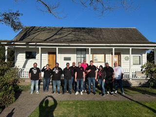 mridleySF's tweet photo. I’m thrilled to be here in beautiful @CityFortBraggCA to present the city with a $50,000 Hometown Heroes Grant! This generous @TMobile grant will be used by the Pomo Indian community to build a new Cultural and Heritage Center 

 #HometownGrants
#FortBragg #Pomo https://t.co/IoRl3IHlX6
