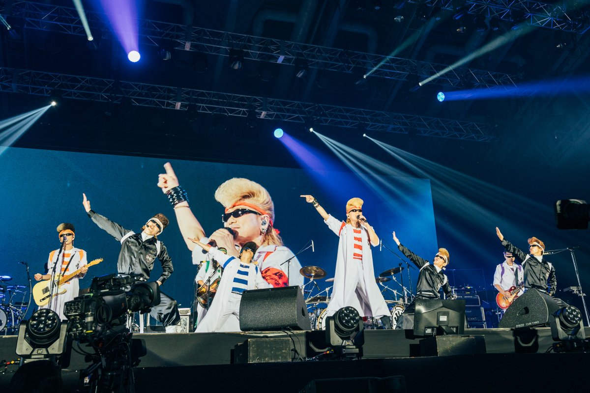 PeacefulPark_'s tweet photo. #PEACEFULPARK 2024 #for能登
配信終了まであと5日🕊

バイクのエンジン音、ドラムソロから
始まったのは #氣志團 のステージ❗️
「One Night Carnival」では会場がひとつに🕺

支援にもつながる配信の詳細はこちらhttps://t.co/DyAgczQOJ2
※チケット販売：９/30 12:00まで https://t.co/Uu1zmiplqO
