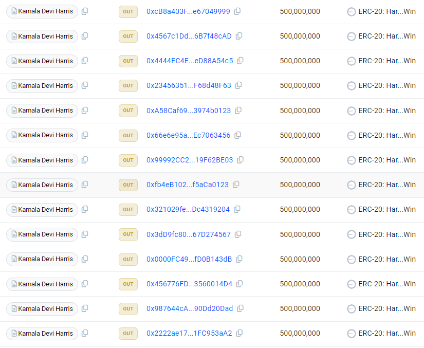 47PotusWin's tweet photo. ๐ Top vs Top : #Airdrop Event ๐
The airdrop so far has been completed, and the airdrop will continue
Follow ๐ + RT๐ + Drop your wallet.
You will receive the transfer of Trump and Harris to your wallet within 48 hours!
https://t.co/WAcpuv3Yqq
#HarrisWin ca: 0x6986E8458cAB788Be03f8bB169Cbdc9315C26A3c,
#TrumpWin ca: 0xaB6fCDfcf43cbE035a2A0611d5c895049F8952fA,
๐ Show your confidence! The winner takes it all! ๐ฏ