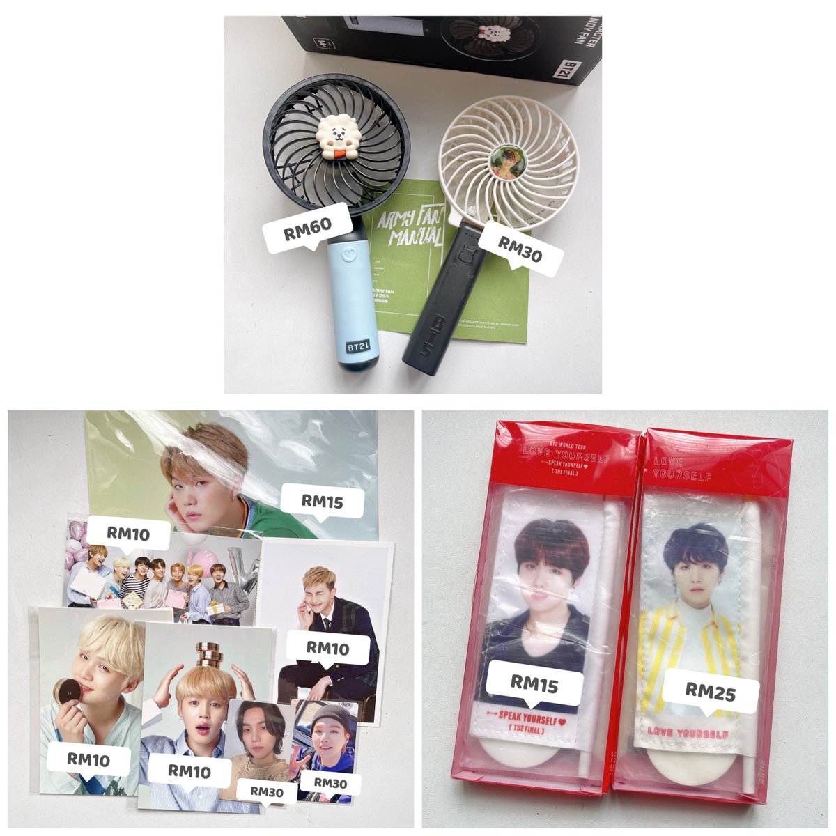 k_periphery's tweet image. Army please HELP RT , want to sell ASAP 🥺🙏🏻

WTS  BTS Official MD

Price in pic, take more give discount
postage RM8(West Msia)

Shopee : my.shp.ee/bycE7vu

#bts #pasarbts #pasarbtsmy #btsmalaysia
@pasarBTS @BTSMarketMY