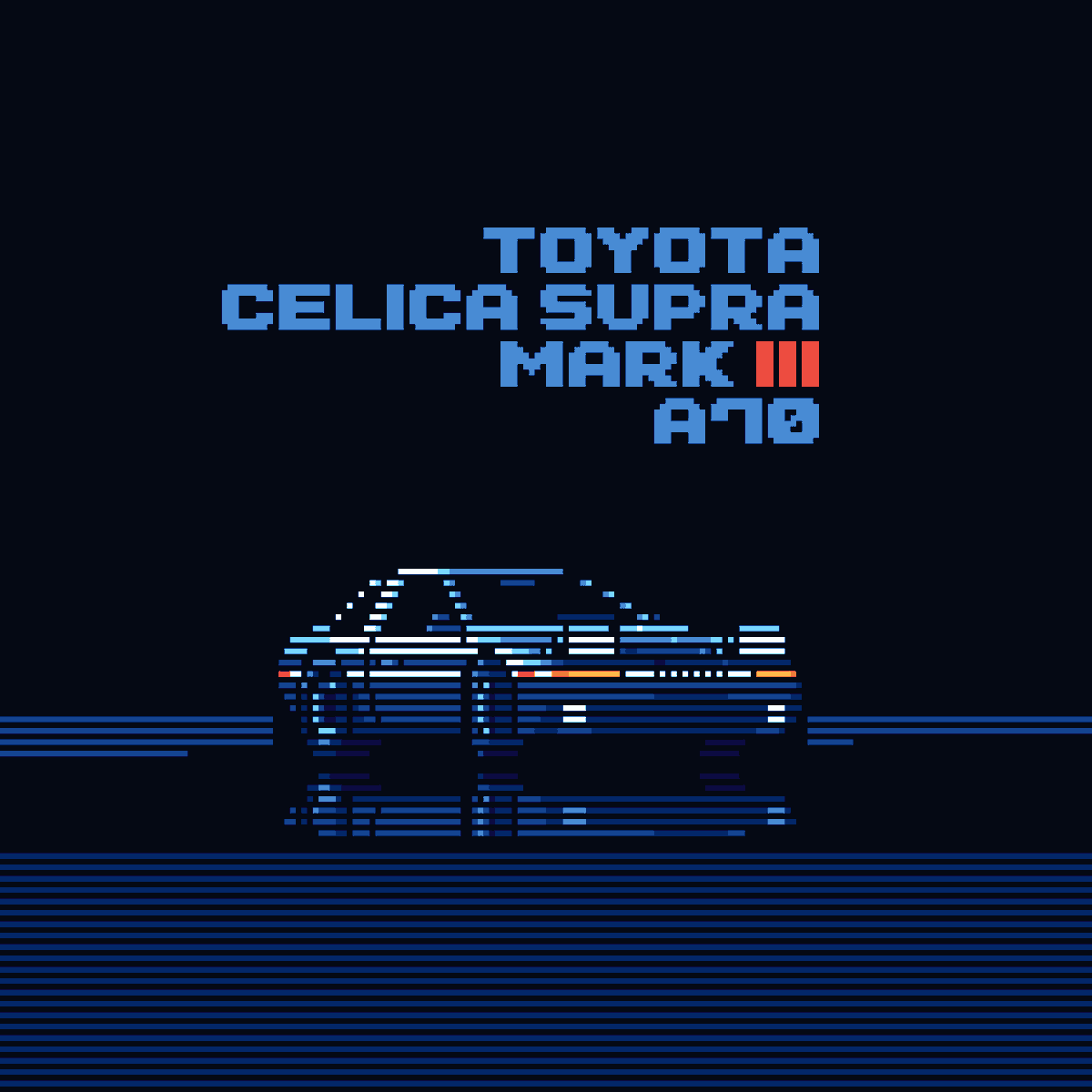 XMY1984's tweet photo. celica supra~
#像素画 #pixelart #ドット絵 #toyota #celica #supra https://t.co/2k2fuQyJ0M