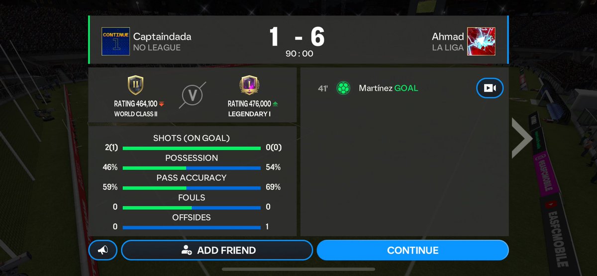 Whatis this?! I won this match one  / 0 and I found it collecting like this!!!! Anyone know how come is that ?!#FCMobile