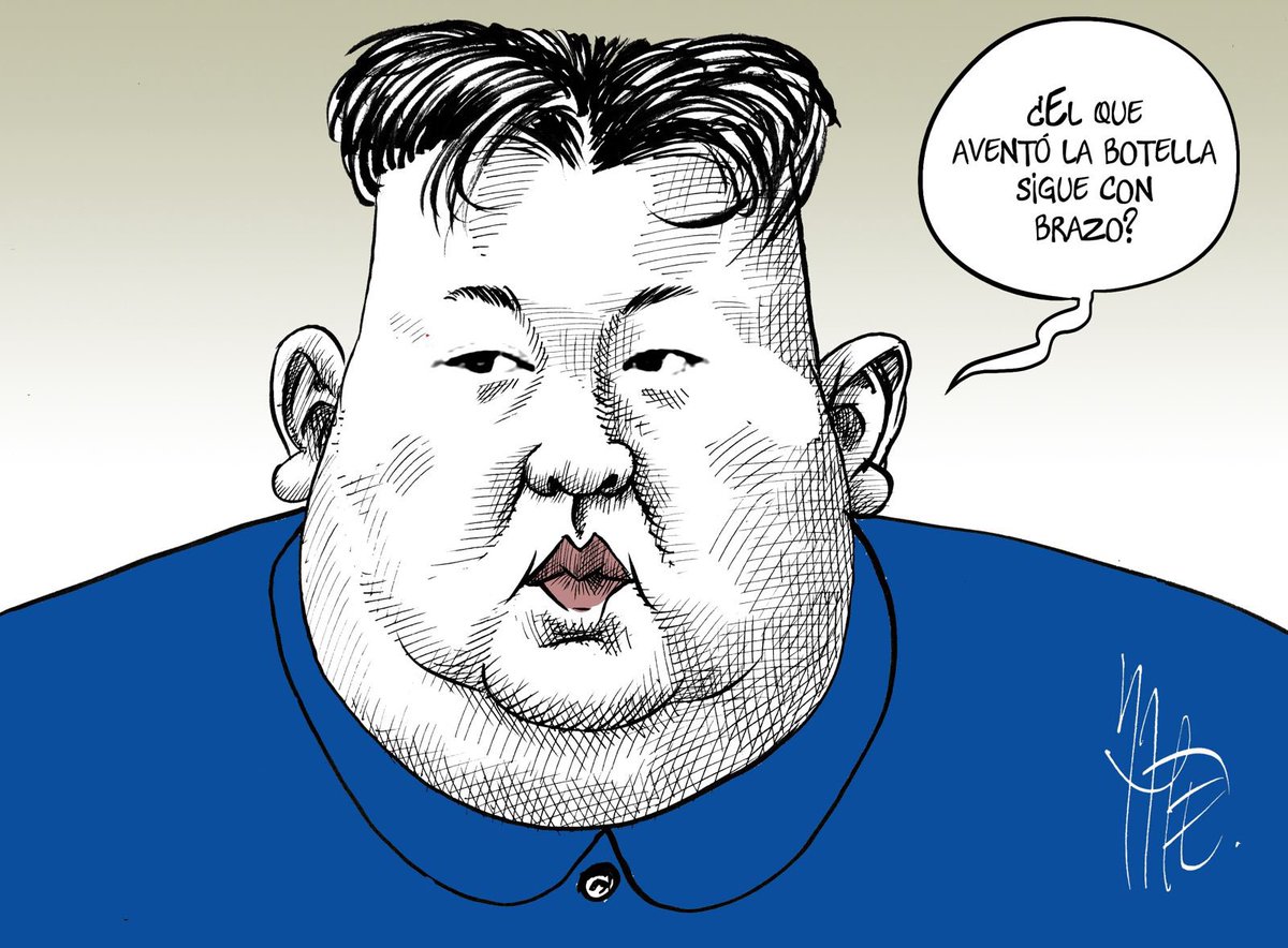 monerorape's tweet photo. “Una dictadura que se respete”.
Cartón en revista @SentidoComunMx_ #Botellazo https://t.co/jd6NFeGLAC