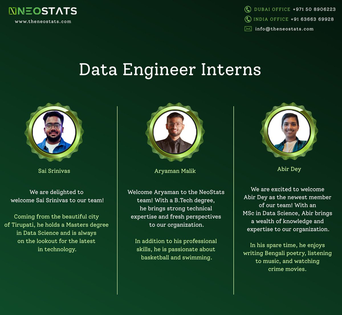 Neo_Stats's tweet photo. 🌟 Welcome Aboard! 🌟
 
We're excited to expand our team with 9 new talented individuals! Their diverse backgrounds and innovative ideas will enrich our workplace culture and help us achieve our goals.
 
Here’s to new beginnings and shared success! 🚀
 
#WelcomeToTheTeam https://t.co/ezqHrKSNwY