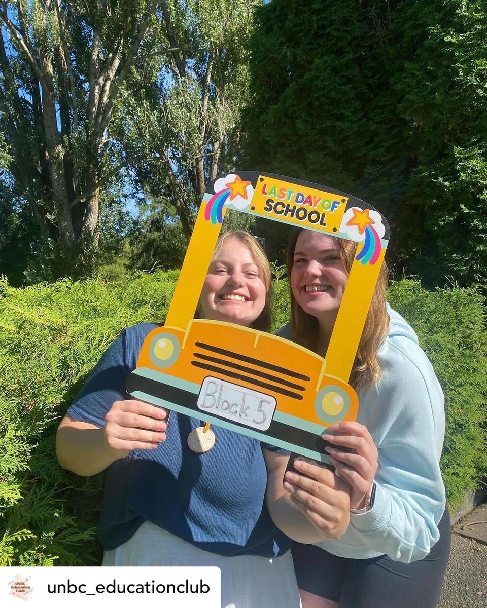 EducationUnbc's tweet photo. Have an awesome #EDUC491 Practicum Block 5’s. Learn lots. Have fun. #UNBCED Photos from the UNBC Education Club on Instagram. TY. ❤️ 1/2 https://t.co/7NwsXI7VMb