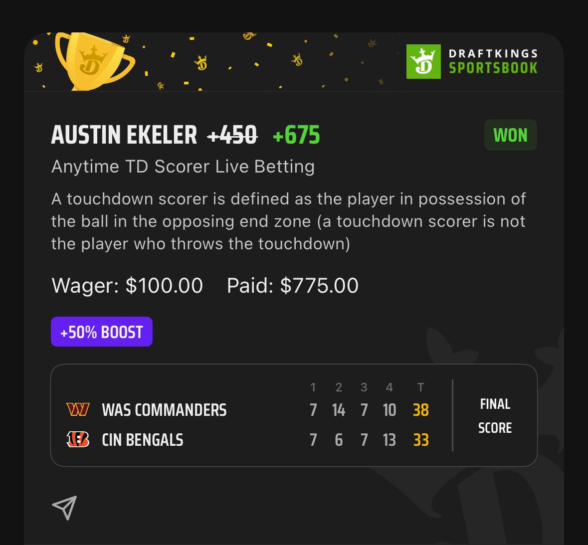 totalath4's tweet photo. @EVBetsMA has been ON FIRE with NFL live touchdown plays.  Come join below to get access to this great community and plays 

https://t.co/nYgJWsE2Fi https://t.co/vGJ2MIitjk