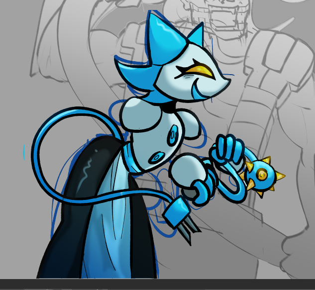 LoopG's tweet photo. tasque manager wip #DELTARUNE https://t.co/rOYhTRPPu6
