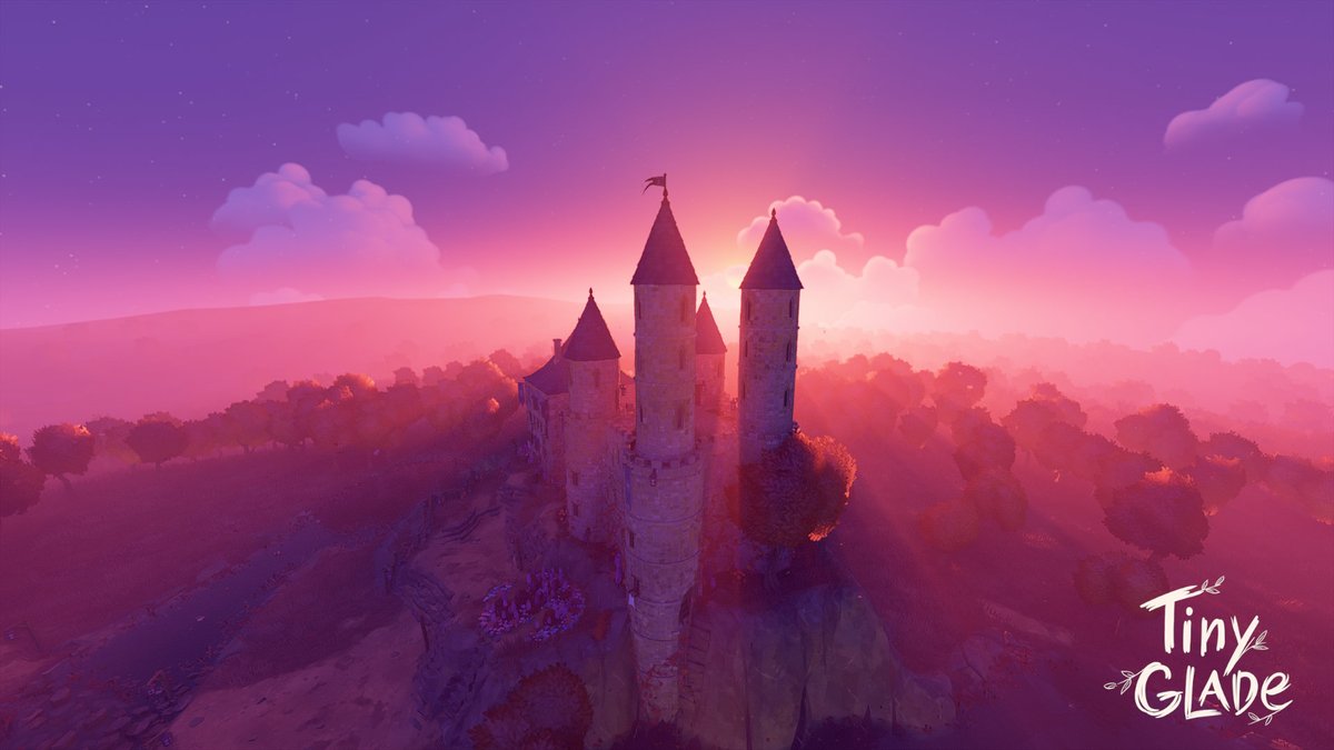 Canleey's tweet photo. Castle on a cliff for the #tinydaily #TinyGlade @PounceLight  <3 https://t.co/TJkZxMXge6
