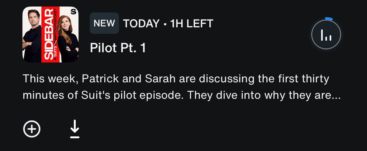 Sidebar is out on SiriusXM with the first episode being an 1 hour and 6 minutes long!