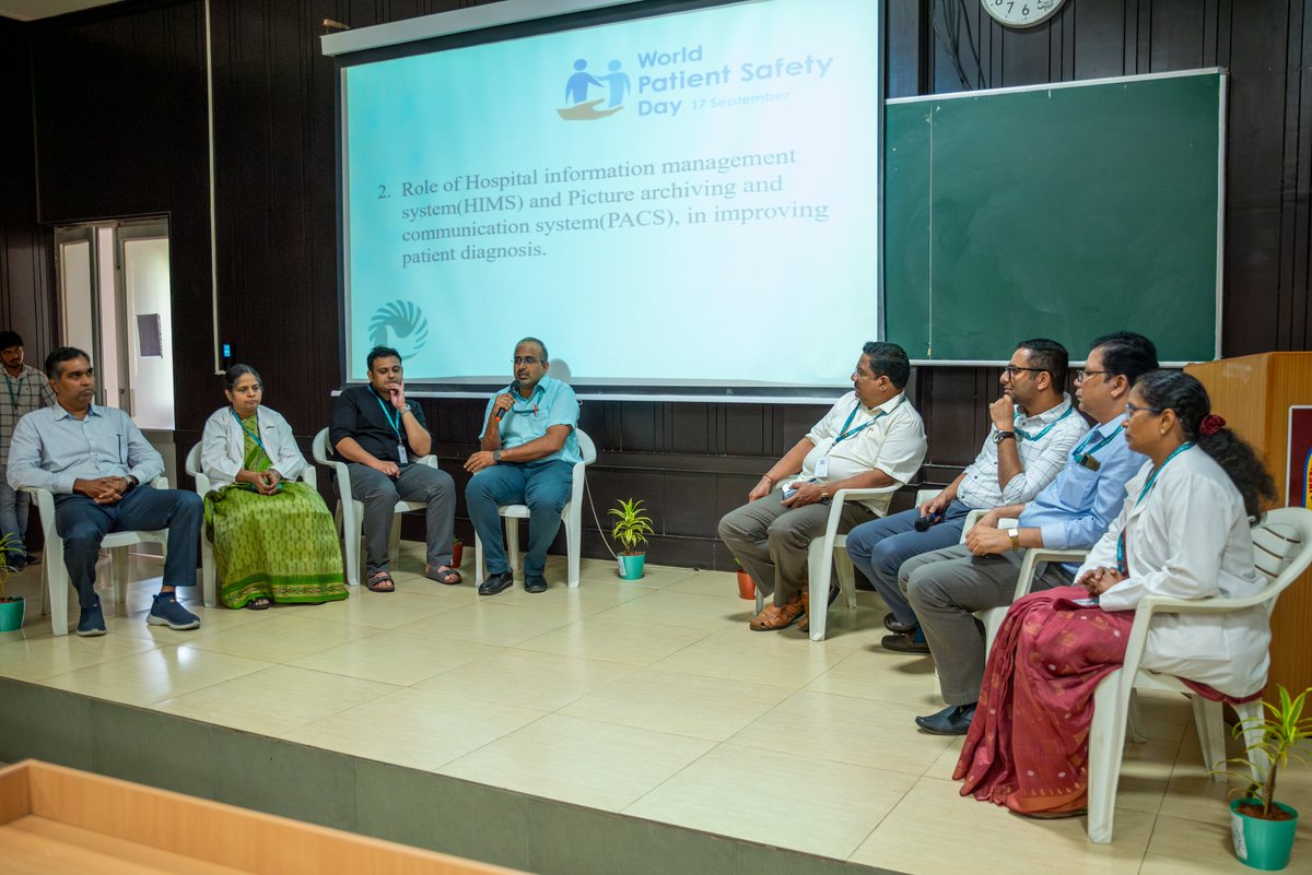 GITAM_msr's tweet image. 𝐄𝐱𝐩𝐞𝐫𝐭 𝐏𝐚𝐧𝐞𝐥 𝐃𝐢𝐬𝐜𝐮𝐬𝐬𝐢𝐨𝐧 𝐨𝐧 𝐄𝐧𝐡𝐚𝐧𝐜𝐢𝐧𝐠 𝐏𝐚𝐭𝐢𝐞𝐧𝐭 𝐒𝐚𝐟𝐞𝐭𝐲

As part of #GIMSR’s ongoing #PatientSafetyWeek, this panel discussion will focus on the most pressing issues in patient safety.