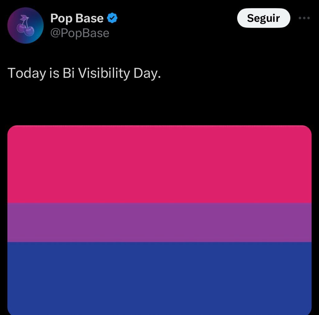 CONFIRMÓ EN EL DÍA DE LA BISEXUALIDAD su mente