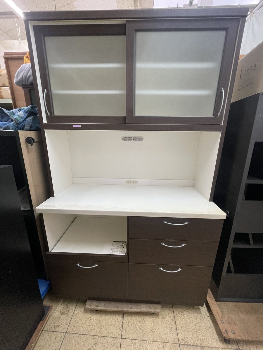 リユースマン倉敷ラック　ナチュラルブラウン　棚 リユースマン倉敷 食器棚 ブラウン キッチン収納