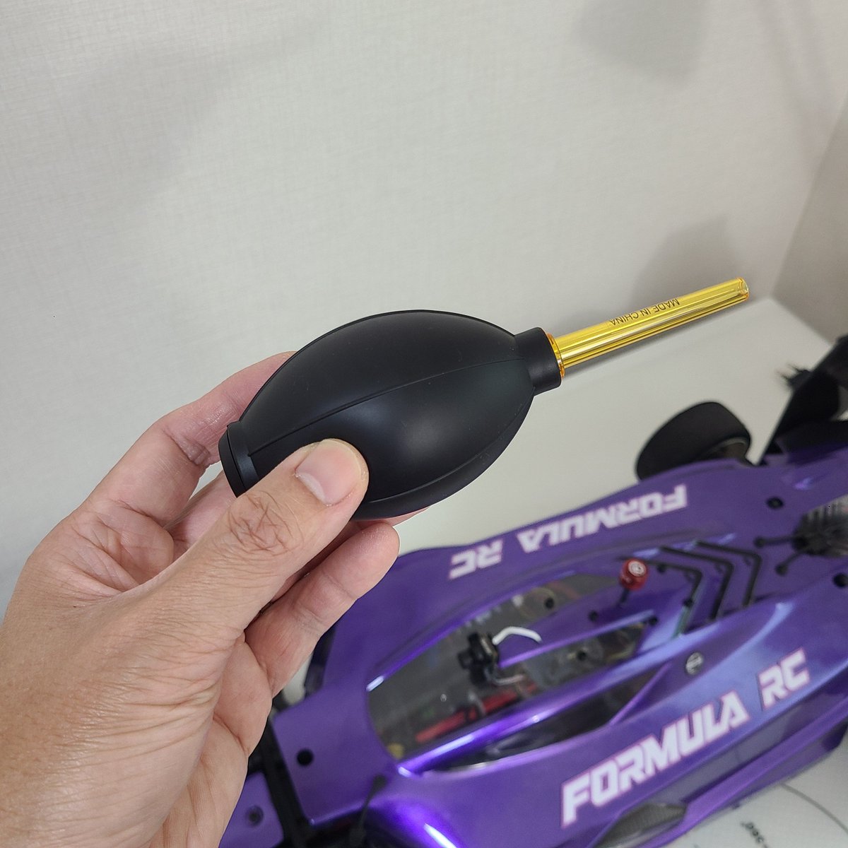 joinfrc's tweet photo. Did it ever cross your mind to use this to clean your RC car? It just crossed ours. A simple replacement to air compressor. https://t.co/ST2YCh8qMq