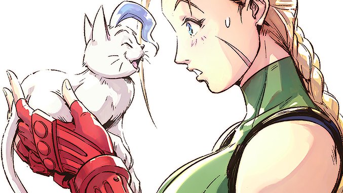 Felicia was noticed by the Killer Bee in her cat form.

She was getting a docile energy from the Delta Red agent and decided to let herself be picked up!

" Mrewww! "