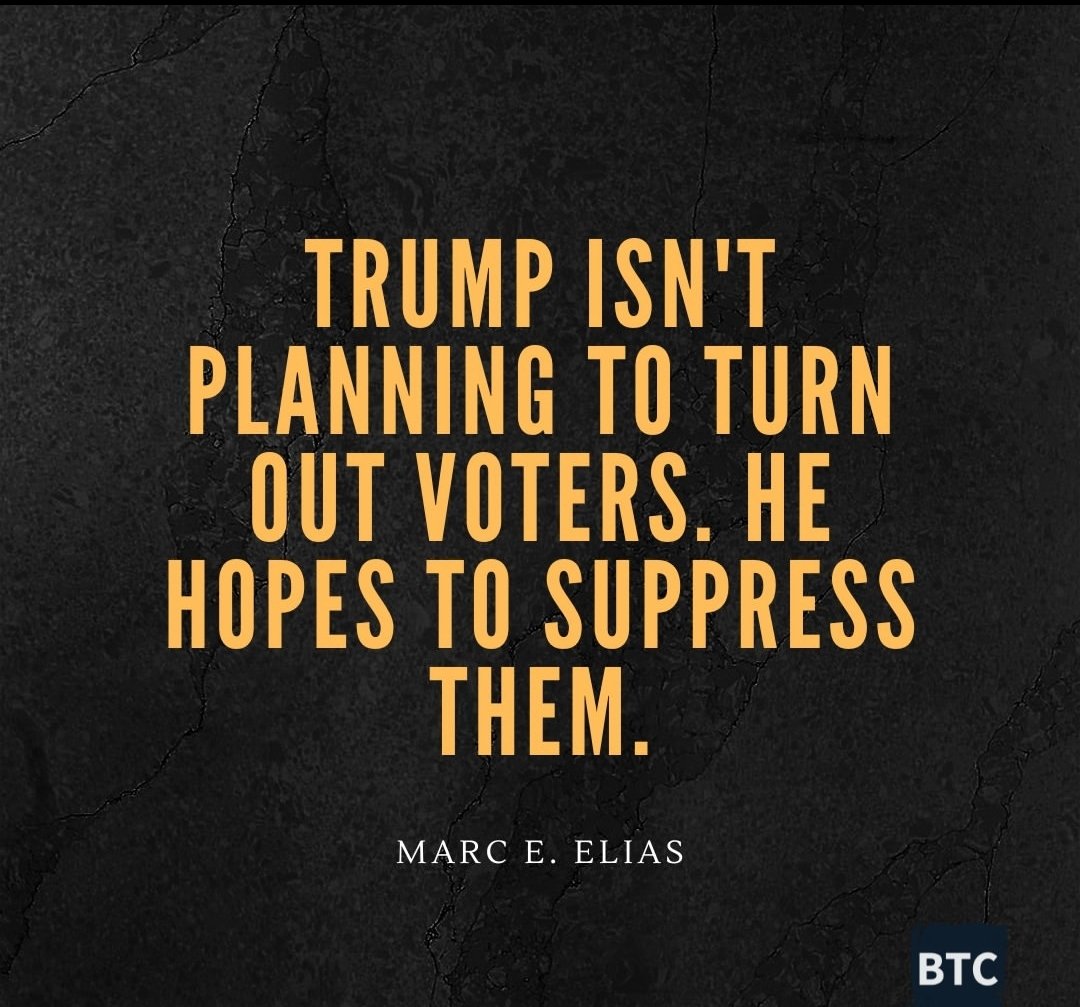 THANK YOU MARK ELIAS FOR ALL YOUR HARD WORK.

KEEP CHALLENGING 
 REPUBLICAN SUPPRESSION.