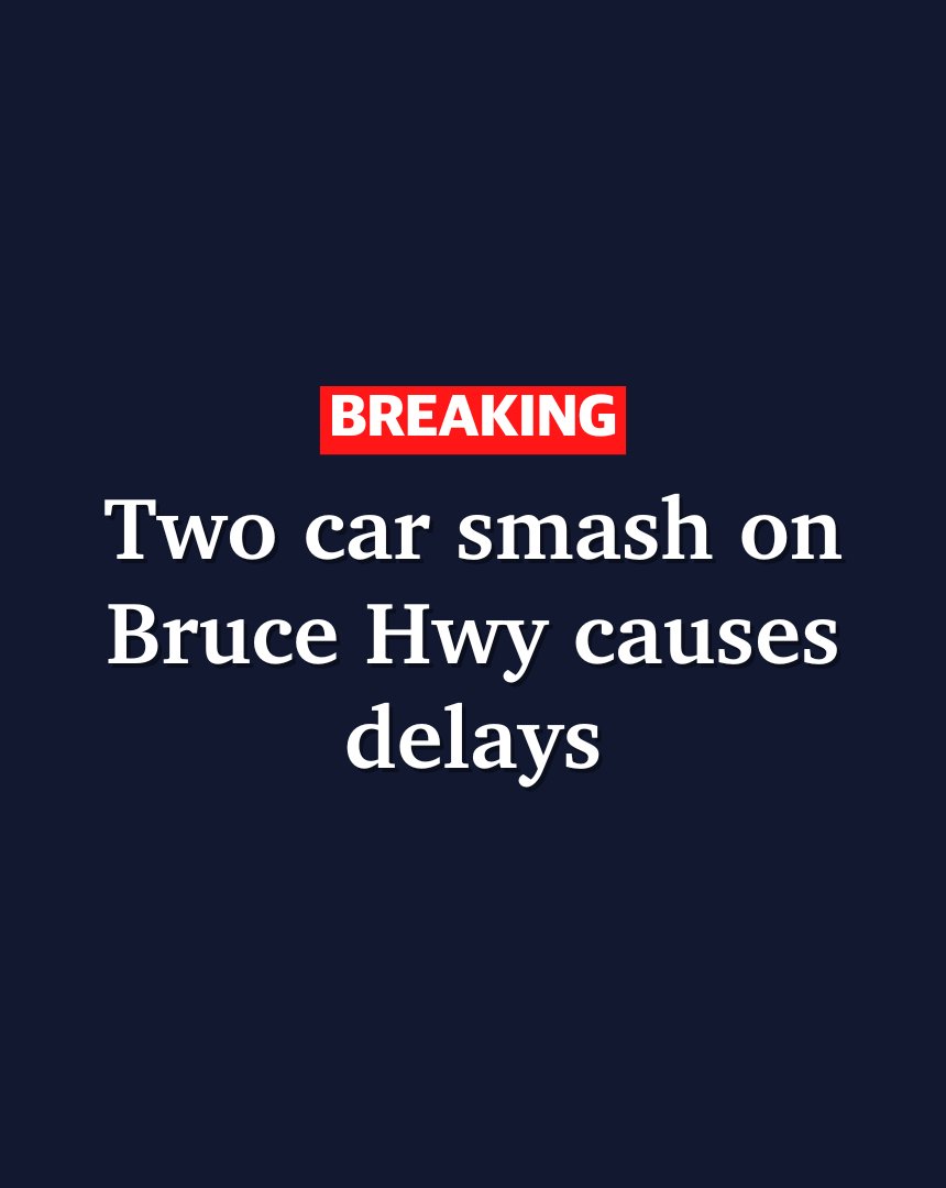 A two car crash on the Bruce Highway has closed a lane and is causing delays on the Sunshine Coast 🚨🚨 DETAILS 👉 bit.ly/3XSmiIg