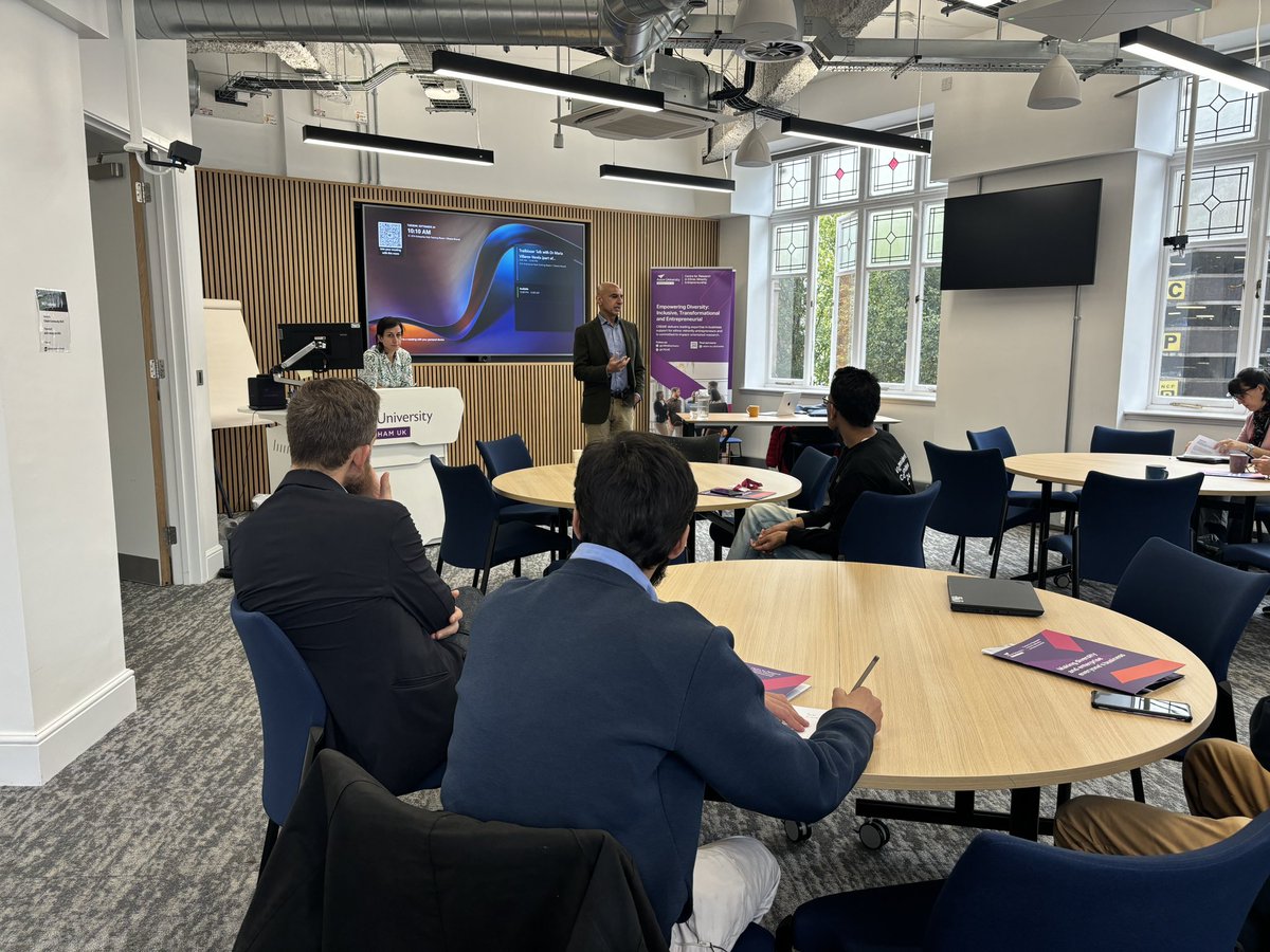 #CREMEat20 

🔈 | We formally began our 2️⃣ nd Trailblazer Talk today at <a href="/AstonUniversity/">Aston University</a>, John Cadbury House 📍 , with a session led by Dr Maria Villares-Varela, Associate Professor 👩‍🔬 of Sociology at the <a href="/unisouthampton/">University of Southampton</a>. 

Keep an eye out for highlights 📲