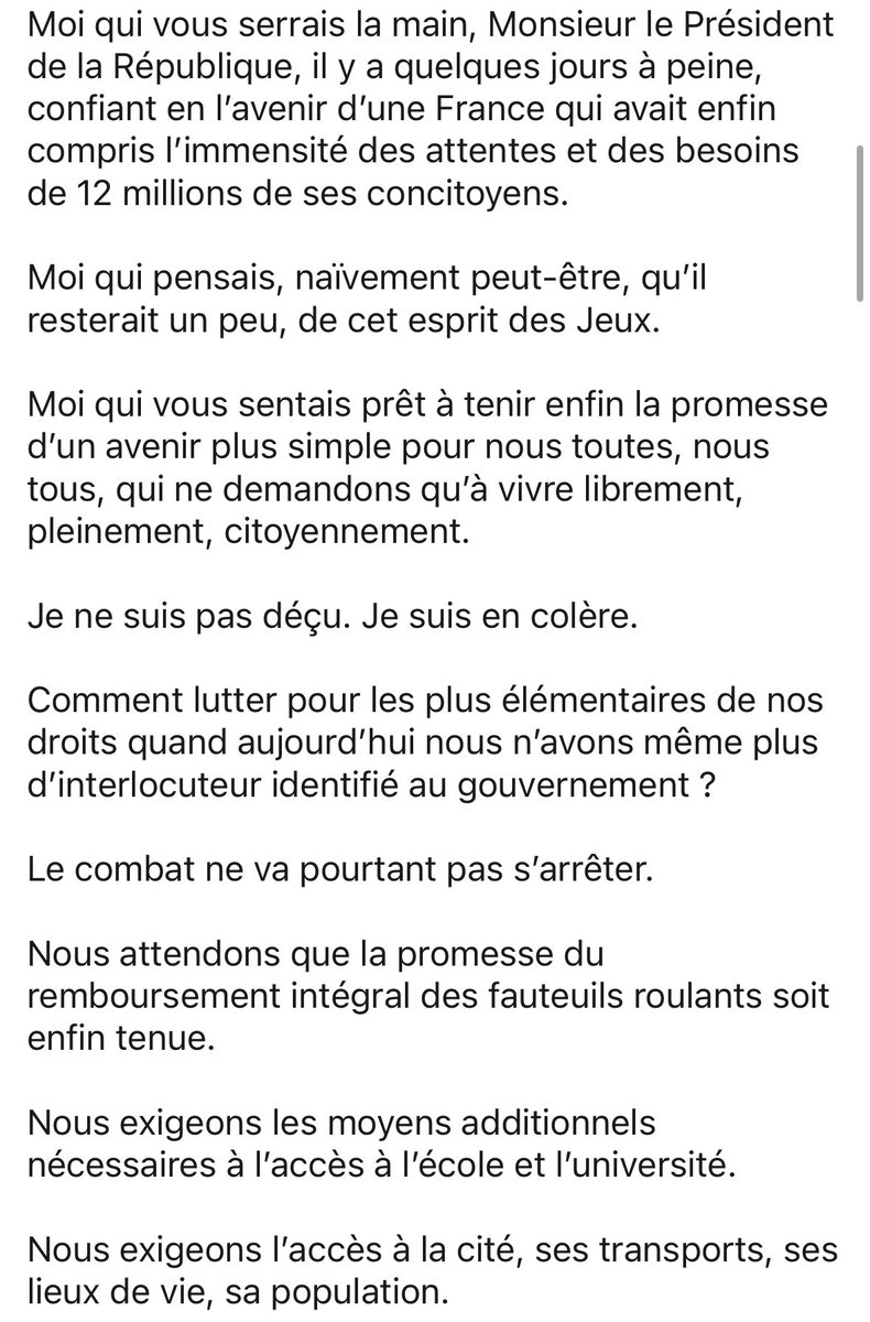 MJEREMIASZ's tweet image. Ma réaction suite l’annonce de ce nouveau gouvernement ⬇️⬇️⬇️ #droit #handicap #incomprehension #justice #egalite