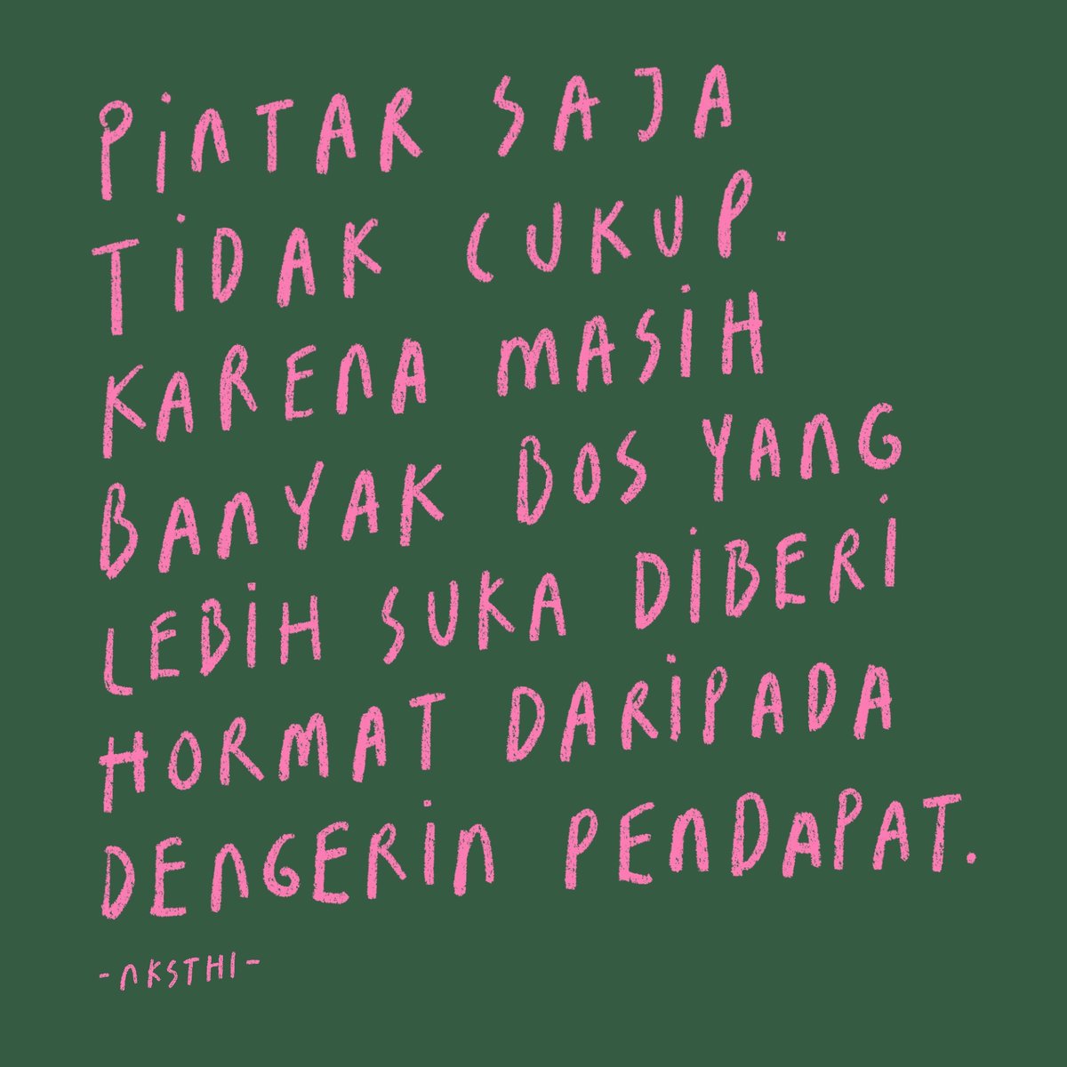 Nanti Kita Sambat Tentang Hari Ini tweet media