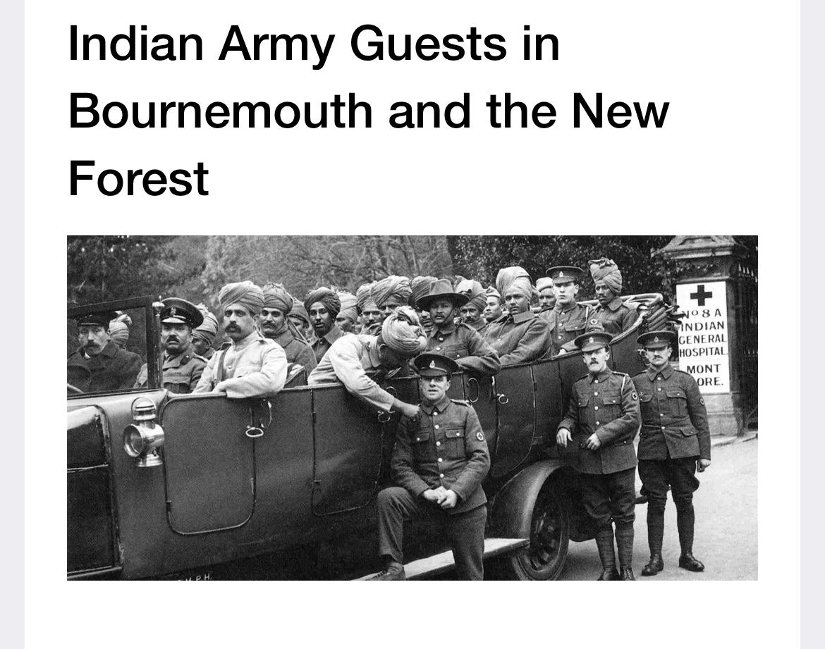 Public Lecture by historian Nick Saunders
Date and time - Wed, 13 Nov 2024 18:30 - 20:00 GMT
Location - Inspire Lecture Theatre, Bournemouth University, Talbot Campus Fern Barrow Poole BH12 5BB
eventbrite.co.uk/e/indian-army-…
