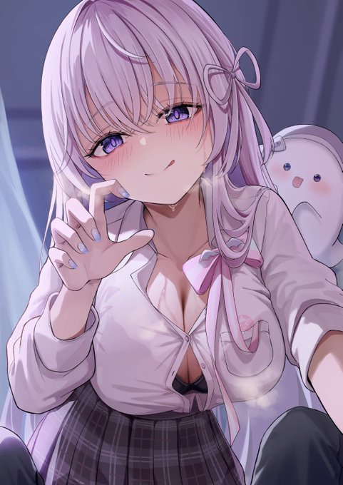 #描かなぃと 
🤍🎀 