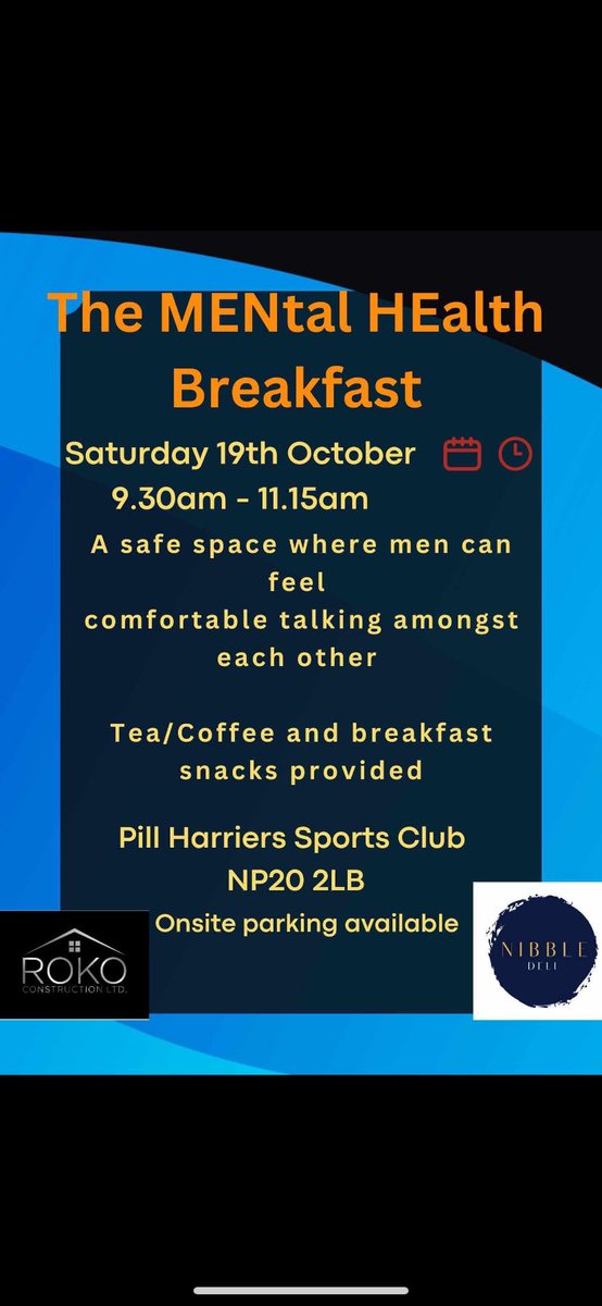 Cueto2304's tweet photo. We have a date and venue 

A big thank you to pill harriers for giving us the space to do this 🤝🏻 @PILLAFC @PillHarriersRFC 

Everything is free of charge come along and have a chat myself and @JuniBorg1985 will be sharing our storys 💙

Please share and this spread far and wide https://t.co/9LAjLrToLp
