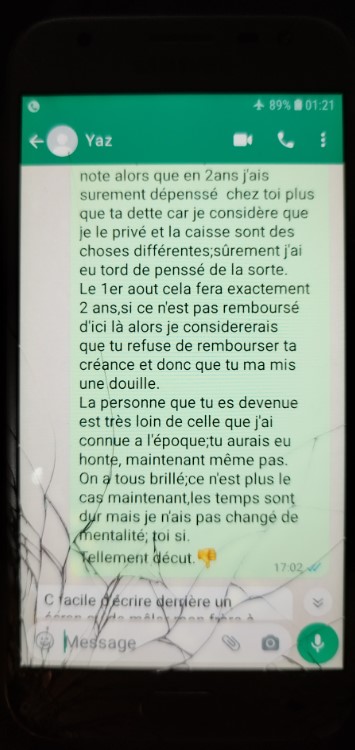 BistrotMartyrs's tweet photo. Message envoyé après 2 ans: @BistrotMartyrs @Bistrot82 @CaveGourmande @MaachaYazid https://t.co/8gc4jkJFFQ
