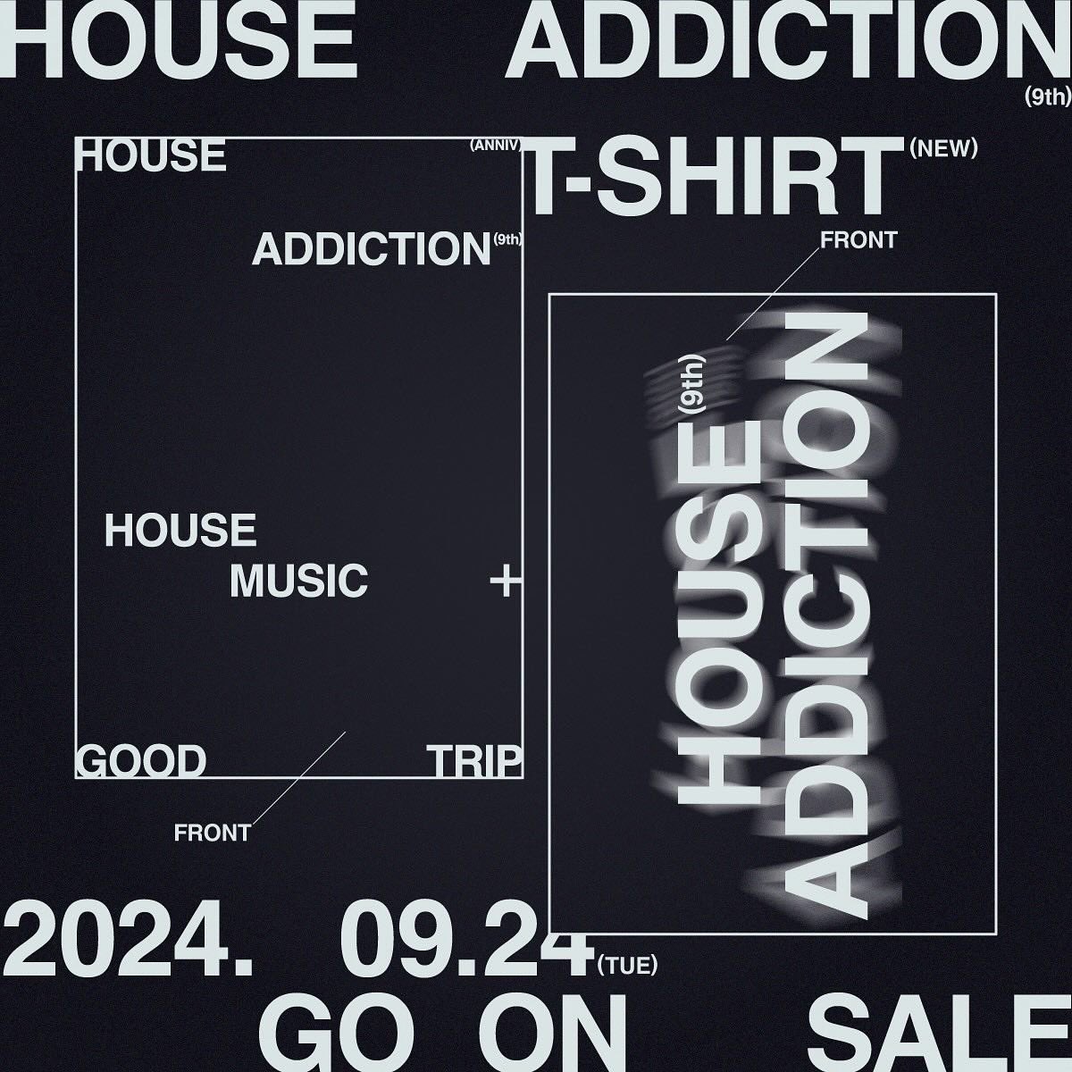 _HouseAddiction's tweet photo. 【House Addiction】
9th Anniv

OPEN 20:00〜　

1st drink 1,000yen https://t.co/0GXjhNnUoU