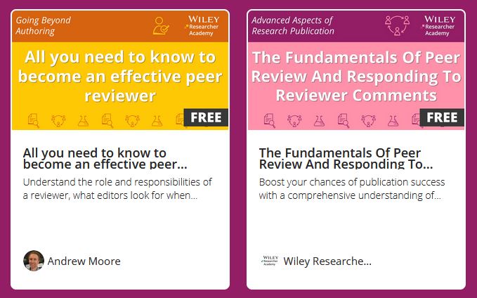 BJU International (@bjuijournal) on Twitter photo For #PeerReviewWeek 2024, our Publisher <a href="/WileyHealth/">Wiley Clinical Health</a> have made two online courses focussed on peer review free for a limited period.
Click here for more
wileyresearcheracademy.com For #PeerReviewWeek 2024, our Publisher <a href="/WileyHealth/">Wiley Clinical Health</a> have made two online courses focussed on peer review free for a limited period.
Click here for more
wileyresearcheracademy.com