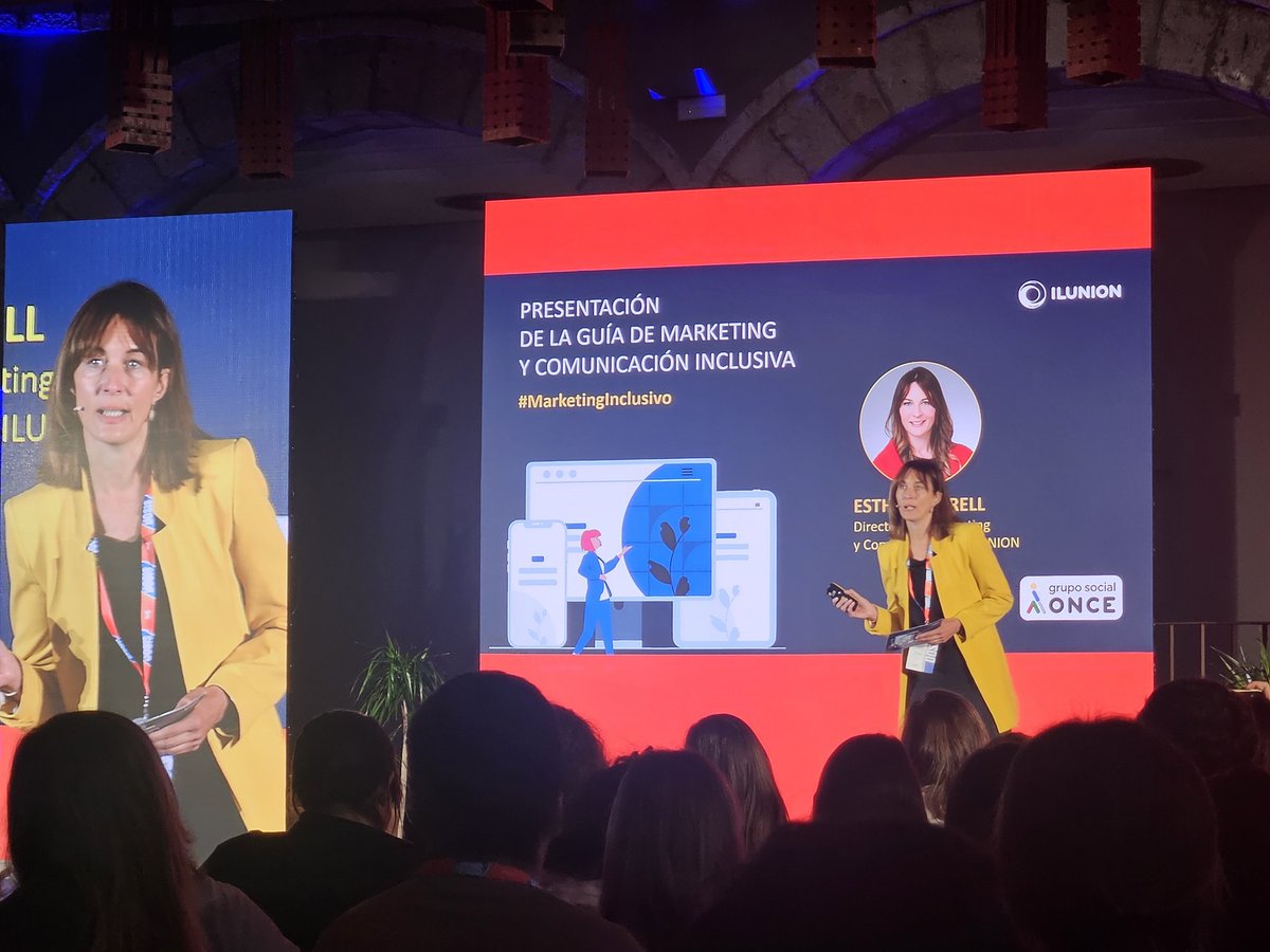 SCOPEN_es's tweet photo. "La #diversidad nace, la #inclusión se hace"

Esther Morell de @ILUNION presenta la Guía de #Marketing y #Comunicación Inclusiva

#TodosContamos
#Dosis2024 @mkdirecto https://t.co/w3za9cqM3F