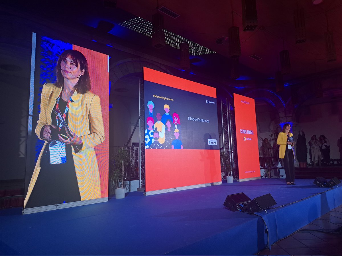 mkdirecto's tweet photo. 👉"El Marketing inclusivo importa" 

Esther Morell, directora de Marketing y Comunicación de @ILUNION, sube al escenario de #Dosis2024 para hablar de la importancia de la diversidad y la inclusión 📢 https://t.co/6zdGGBtW5C