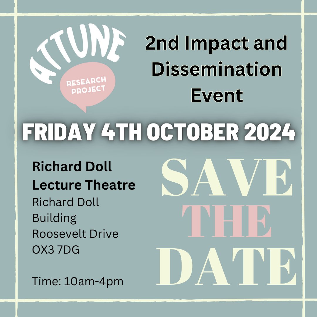 AttuneProject's tweet image. 🚨 Exciting opportunity! Join us at ATTUNE&apos;s 2nd Conference on 4th October 2024 at Oxford. Discover our arts-based research on adolescent mental health, including the debut of our serious game Ace of Hearts 🎮. Register now eventbrite.co.uk/e/attunes-2nd-… #ATTUNEProject