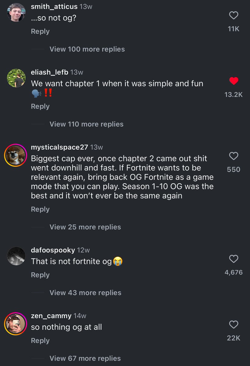 boosted1978's tweet photo. @FortniteGame @NSYNC Look at the likes on these comments before you say it's "just me" https://t.co/VTq40EhcUY