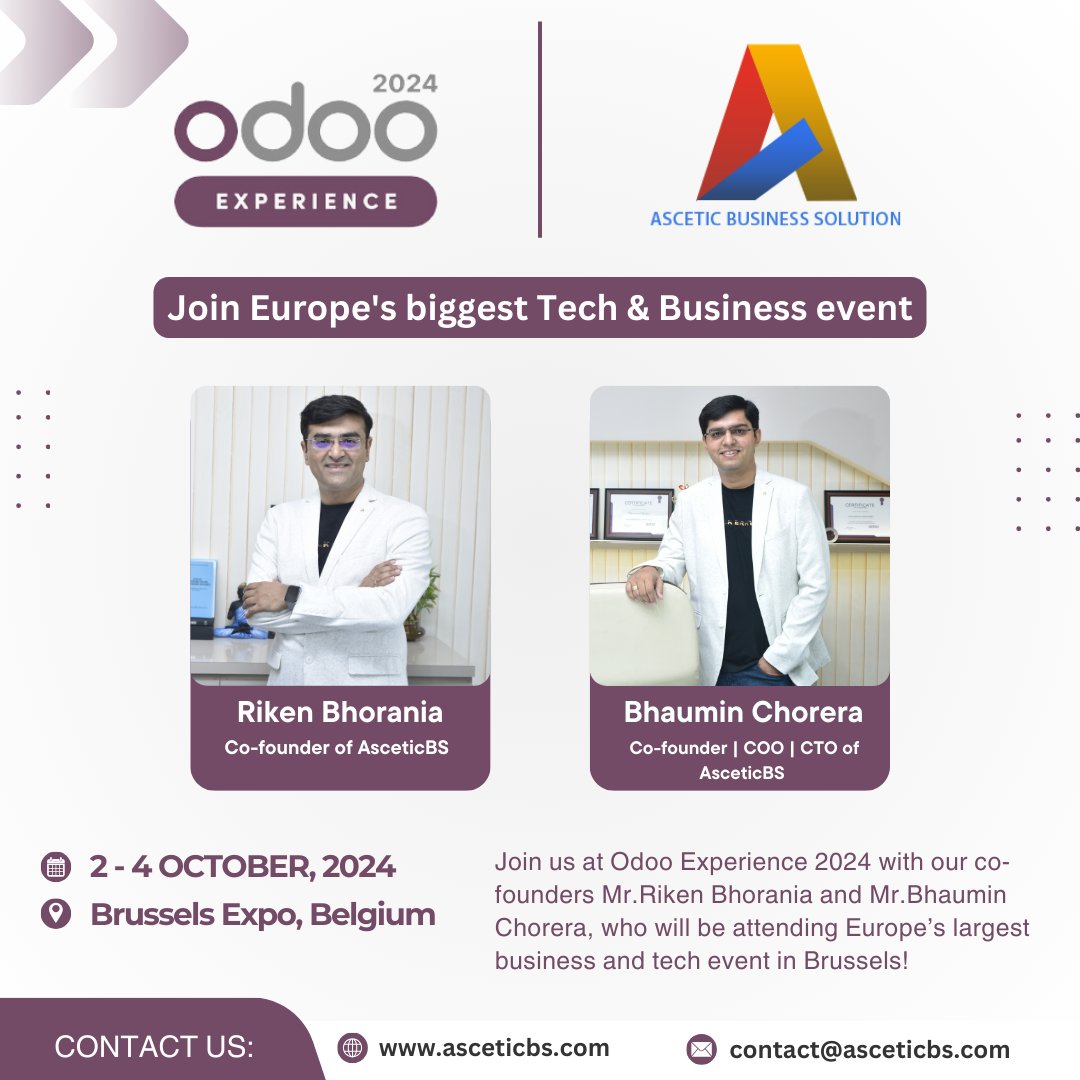 AsceticBs's tweet image. 🚀 Exciting News for Business Owners! 🚀

This is your chance to connect with us and explore how Odoo can elevate your business operations. 

Attend Europe&apos;s biggest Tech &amp;amp; Business Event virtually: youtube.com/playlist?list=…

#OdooExperience2024 #Belgium #TechSolutions